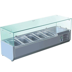 Холодильная витрина для ингредиентов HURAKAN HKN-VRX1200/330