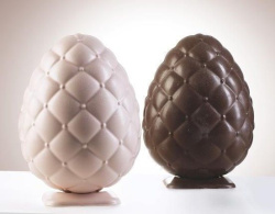 Форма для шоколада 3D Martellato "Яйцо фигурное с подставкой" D 115 мм, H 155 мм