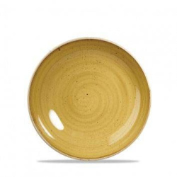 Тарелка мелкая CHURCHILL Stonecast d 165мм, без борта, цвет Mustard Seed Yellow SMSSEVP61