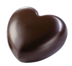 Форма для конфет Martellato Big Heart L 275 мм, B 175 мм, H 22 мм
