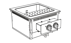 Макароноварка электрическая Apach Chef Line SLDI7PCE6 700 серия встраиваемая