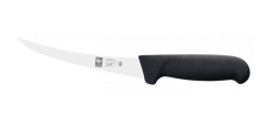 Нож обвалочный Icel Poly черный, изогнутый, гибкое лезвие L 290/150 мм
