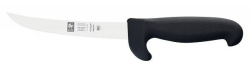 Нож обвалочный Icel PROTEC изогнутый (с широким лезвием) черный 150/300 мм.