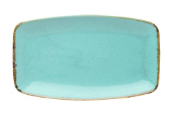 Тарелка прямоугольная Porland Seasons Turquoise 31*18 см 118331