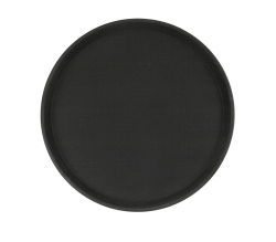 Поднос прорезиненный CuisinAid CD-RT14B 350х25 мм круглый чёрный