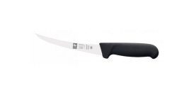 Нож обвалочный Icel SAFE изогнутый (узкое полугибкое лезвие) черный 150/290 мм.