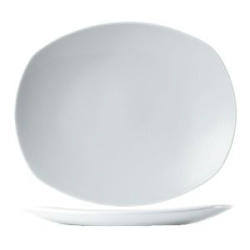 Тарелка Steelite Taste White белая L 200 мм. B 180 мм. H 25 мм.