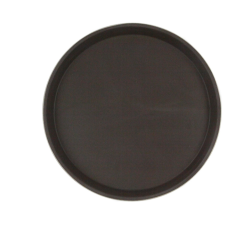Поднос прорезиненный CuisinAid CD-RT16BR 400х25 мм круглый коричневый