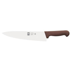 Нож поварской Icel PRACTICA Шеф коричневый, узкое лезвие 260/385 мм.