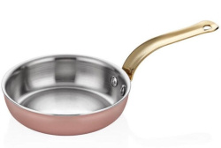 Сковорода для подачи Altin Basak Multi-Metal Copper розово-золотая 0,33 л, D 120 мм, H 35 мм