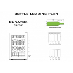 Шкаф винный Dunavox DX-20.62KF