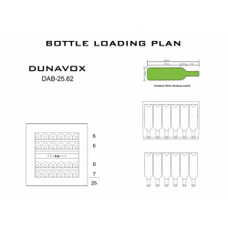 Шкаф винный Dunavox DAB-25.62DSS.TO