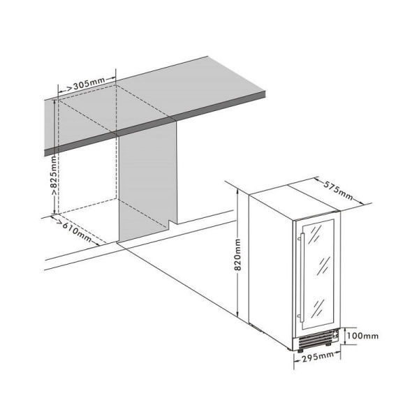 Шкаф винный Cellar Private CP020-1T