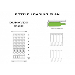 Шкаф винный Dunavox DX-28.88KF