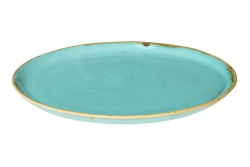 Тарелка для пиццы Porland Seasons Turquoise d=28 см 162928