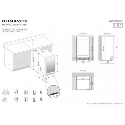 Шкаф винный Dunavox DAUF-38.100DB