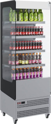 Холодильная горка гастрономическая Carboma FC18-06 VM 0,7-2 цвет по схеме (индивидуальное исполнение)
