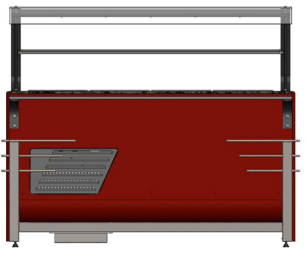 Прилавок холодильный Refettorio RС13AS Case 1505x700x1290(830) h=100мм
