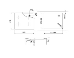 Варочная панель индукционная SMEG SI1M4634D