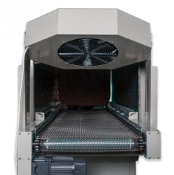 Термоусадочный тоннель Hualian Machinery BS-6535LA для PE пленки (сетчатый конвейер)