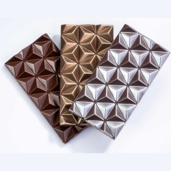 Форма для шоколадных плиток Martellato Pyramid L 275 мм, B 175 мм, H 11 мм